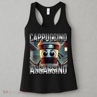 Cappuccino Assassino Coffee Lovers Italian Brainrot Meme  Women's Tank Top thumb 3