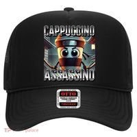 Cappuccino Assassino Coffee Lovers Italian Brainrot Meme  Hat thumb 0
