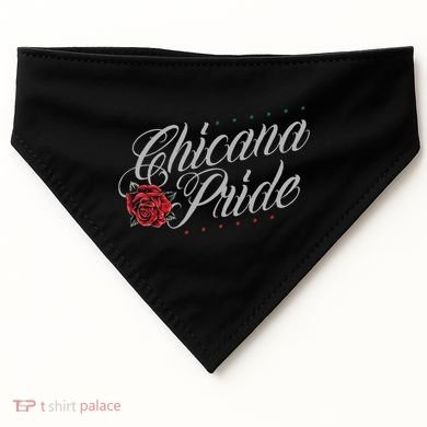 Chicano And Chicana For Chicana Pride USA-Made Doggie Bandana