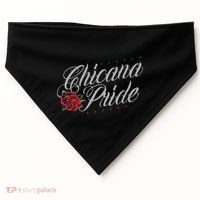 Chicano And Chicana For Chicana Pride USA-Made Doggie Bandana thumb 0