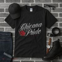 Chicano And Chicana For Chicana Pride Tall T-Shirt thumb 3