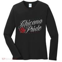 Chicano And Chicana For Chicana Pride Women's Long Sleeve Shirt thumb 0