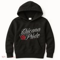 Chicano And Chicana For Chicana Pride Kids Hoodie thumb 0