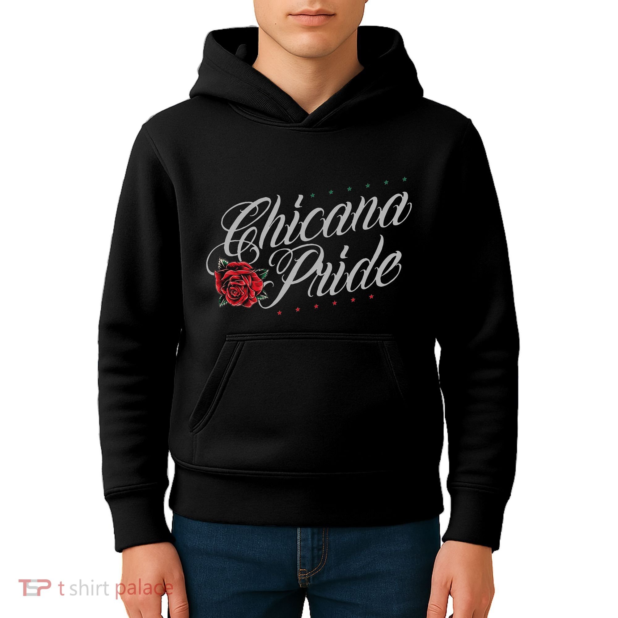 Chicano And Chicana For Chicana Pride Kids Hoodie