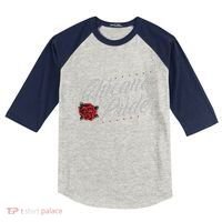 Chicano And Chicana For Chicana Pride Kids Colorblock Raglan Jersey thumb 0