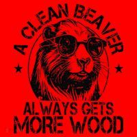 Cute American Clean Beaver Always Gets More Wood Beaver Love Santa Hat thumb 1