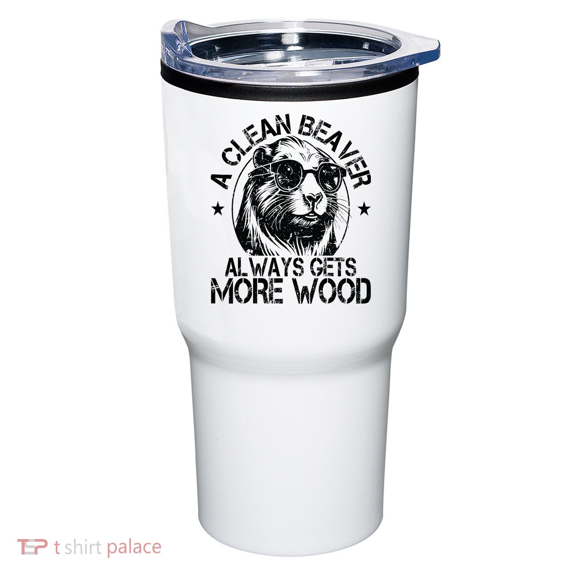 Cute American Clean Beaver Always Gets More Wood Beaver Love Tumbler