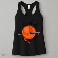 Crochet And Crimes Shows Funny True Crime Crocheting Lover Women's Tank Top thumb 3