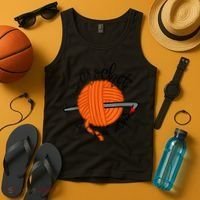 Crochet And Crimes Shows Funny True Crime Crocheting Lover Tank Top thumb 4