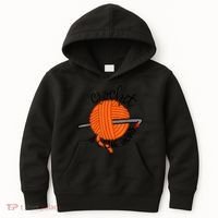 Crochet And Crimes Shows Funny True Crime Crocheting Lover Kids Hoodie thumb 0