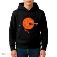 Crochet And Crimes Shows Funny True Crime Crocheting Lover Kids Hoodie thumb 4