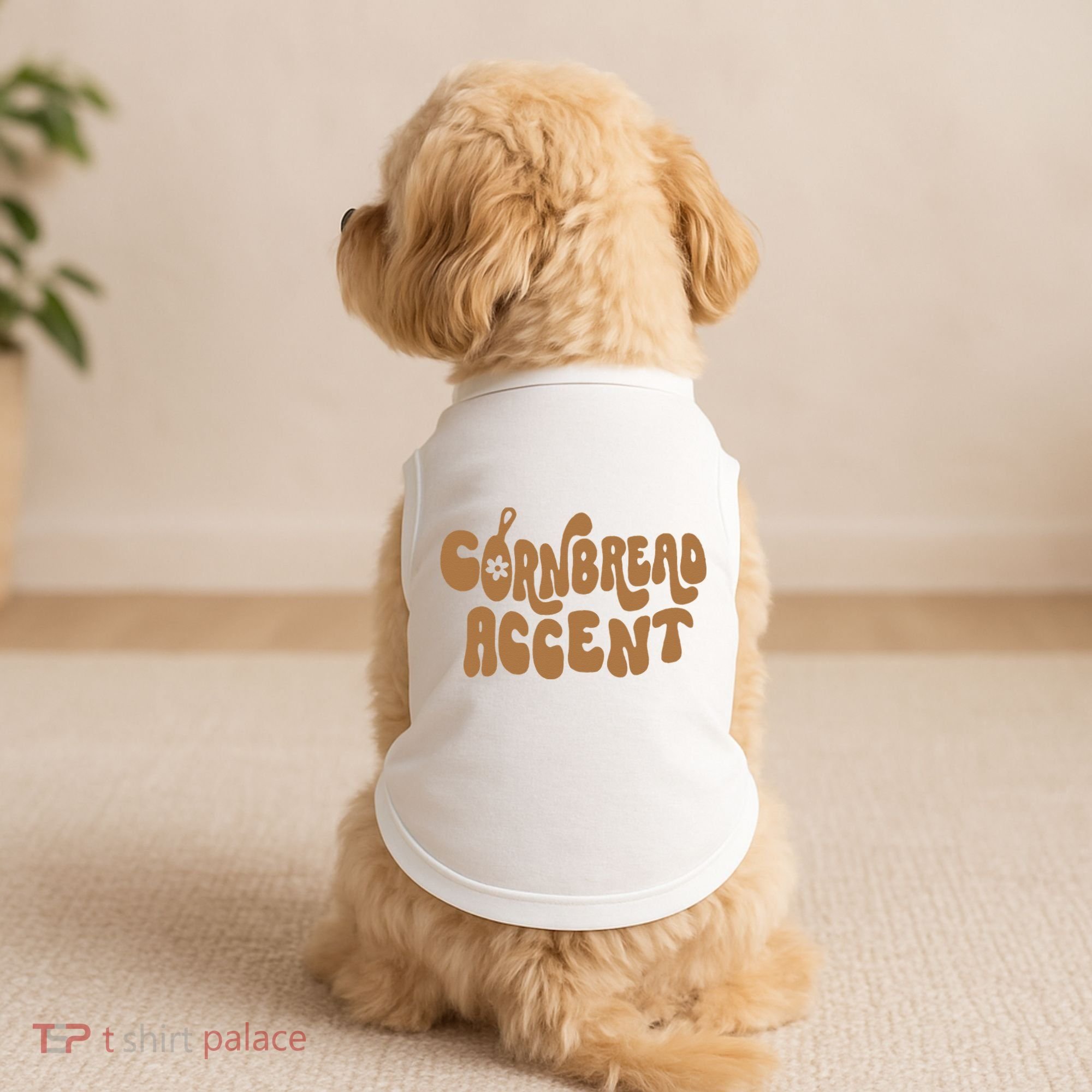 Cornbread Accent Doggie Tank