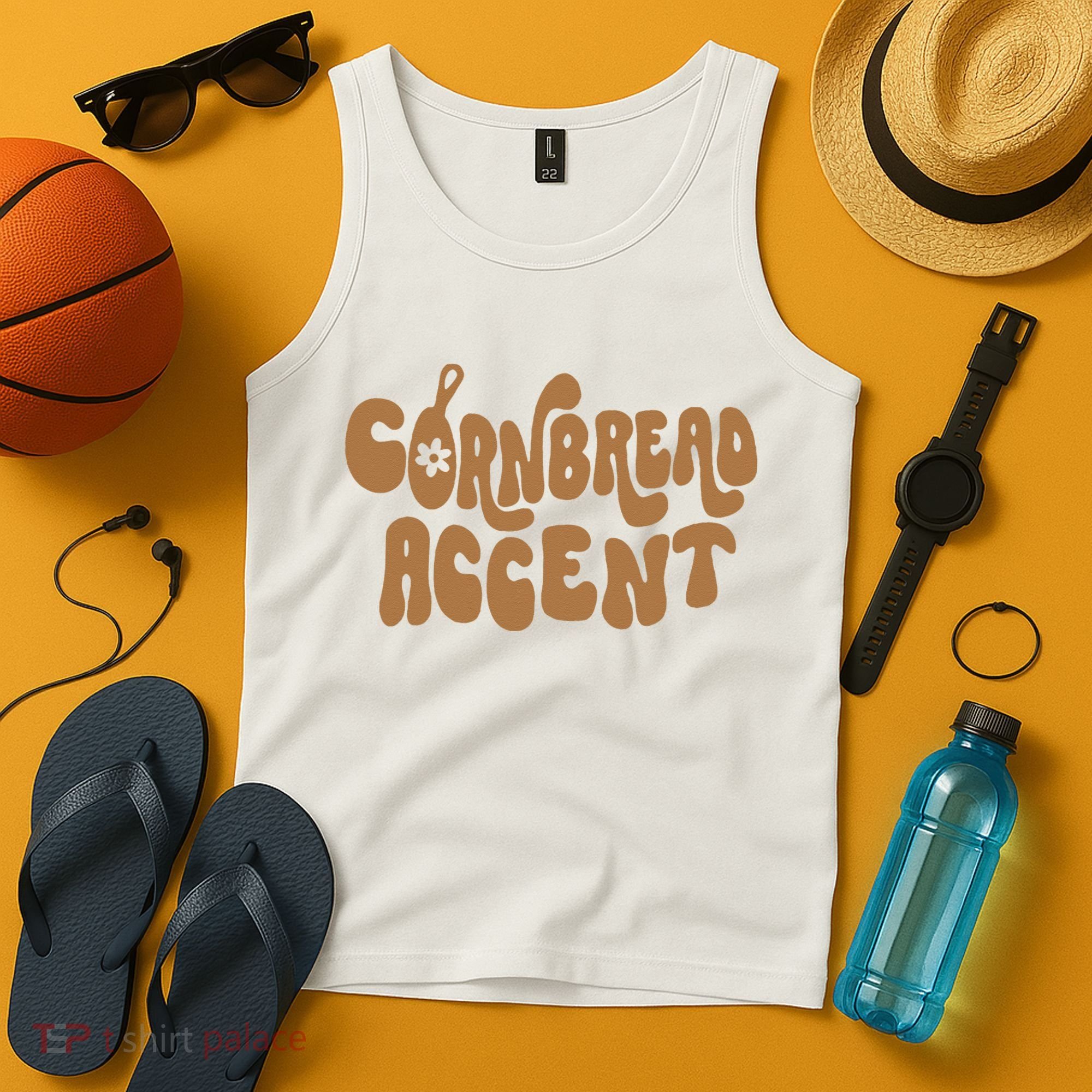 Cornbread Accent Tank Top