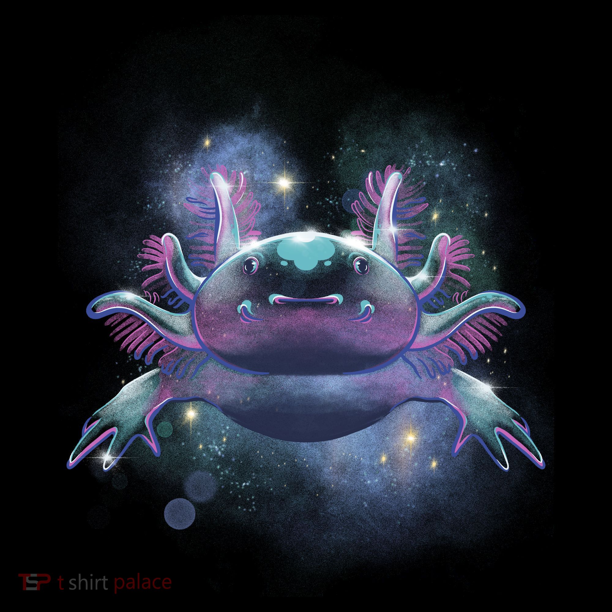 Cosmic Axolotl Doggie Tank
