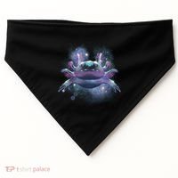 Cosmic Axolotl USA-Made Doggie Bandana thumb 0