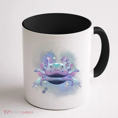 Cosmic Axolotl Coffee Mug back
