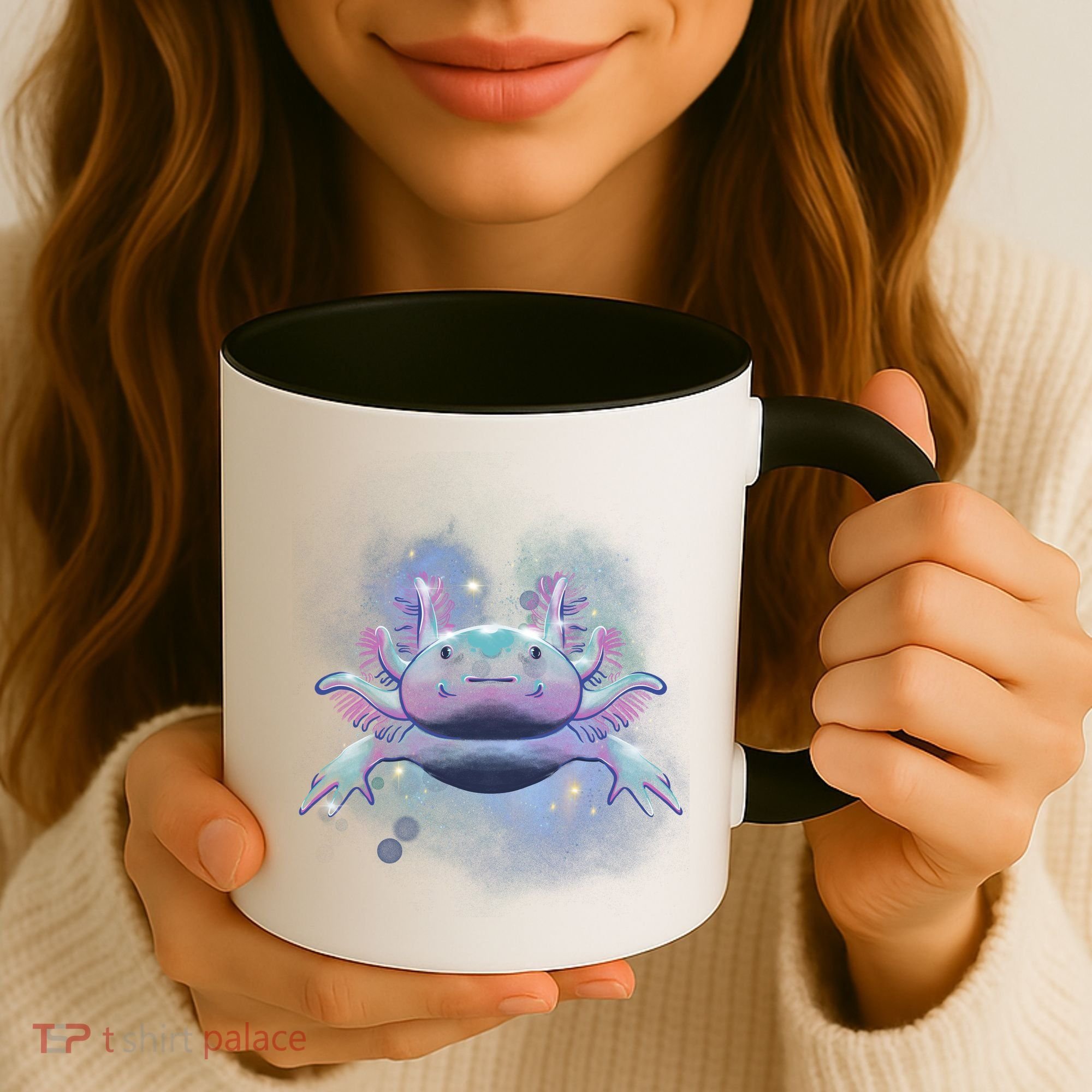 Cosmic Axolotl Coffee Mug