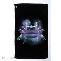 Cosmic Axolotl Golf Towel thumb 0