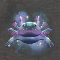Cosmic Axolotl Vector Backpack thumb 2