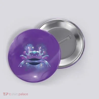 Cosmic Axolotl Button