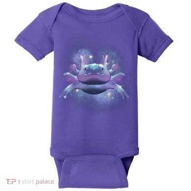 Cosmic Axolotl Baby Bodysuit