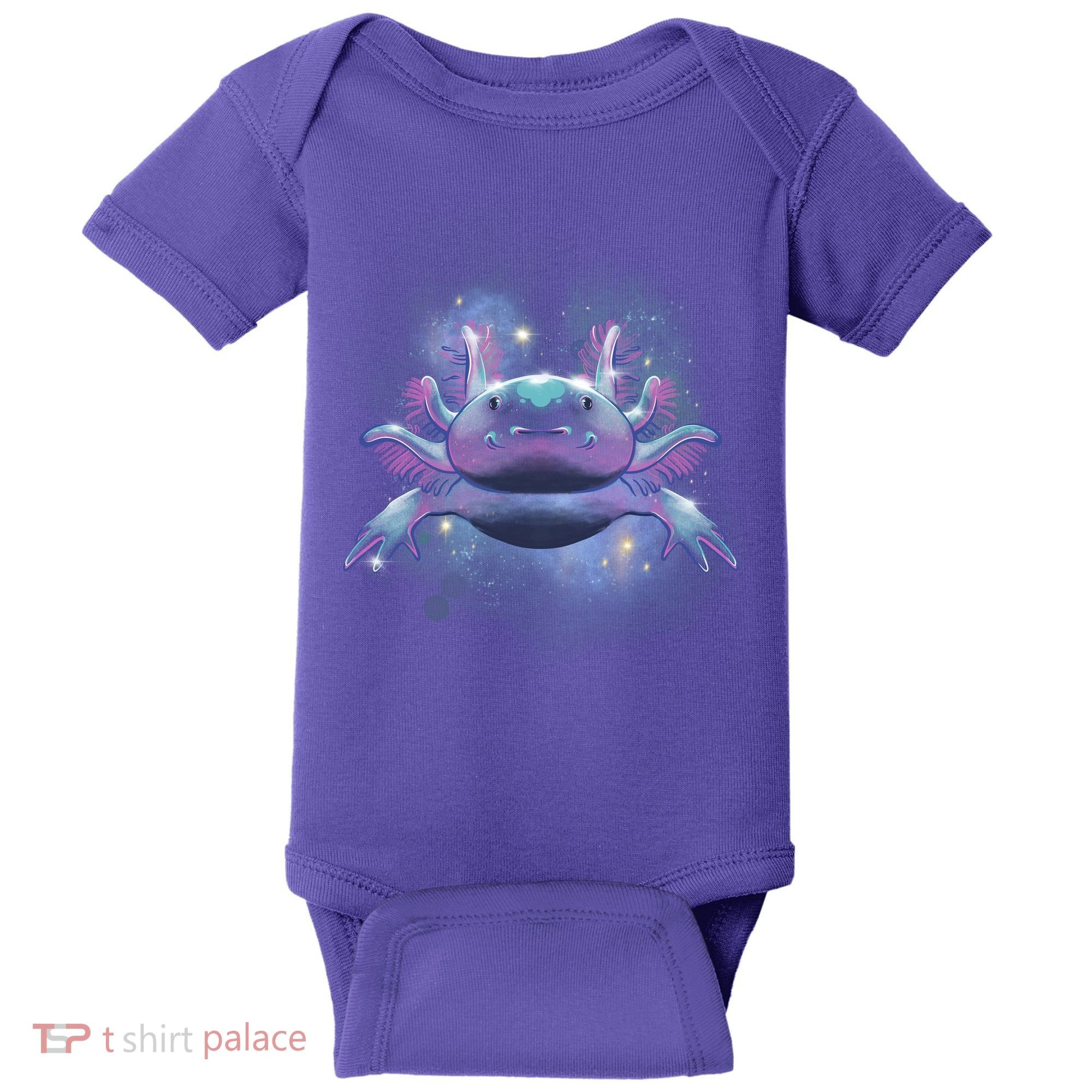 Cosmic Axolotl Baby Bodysuit