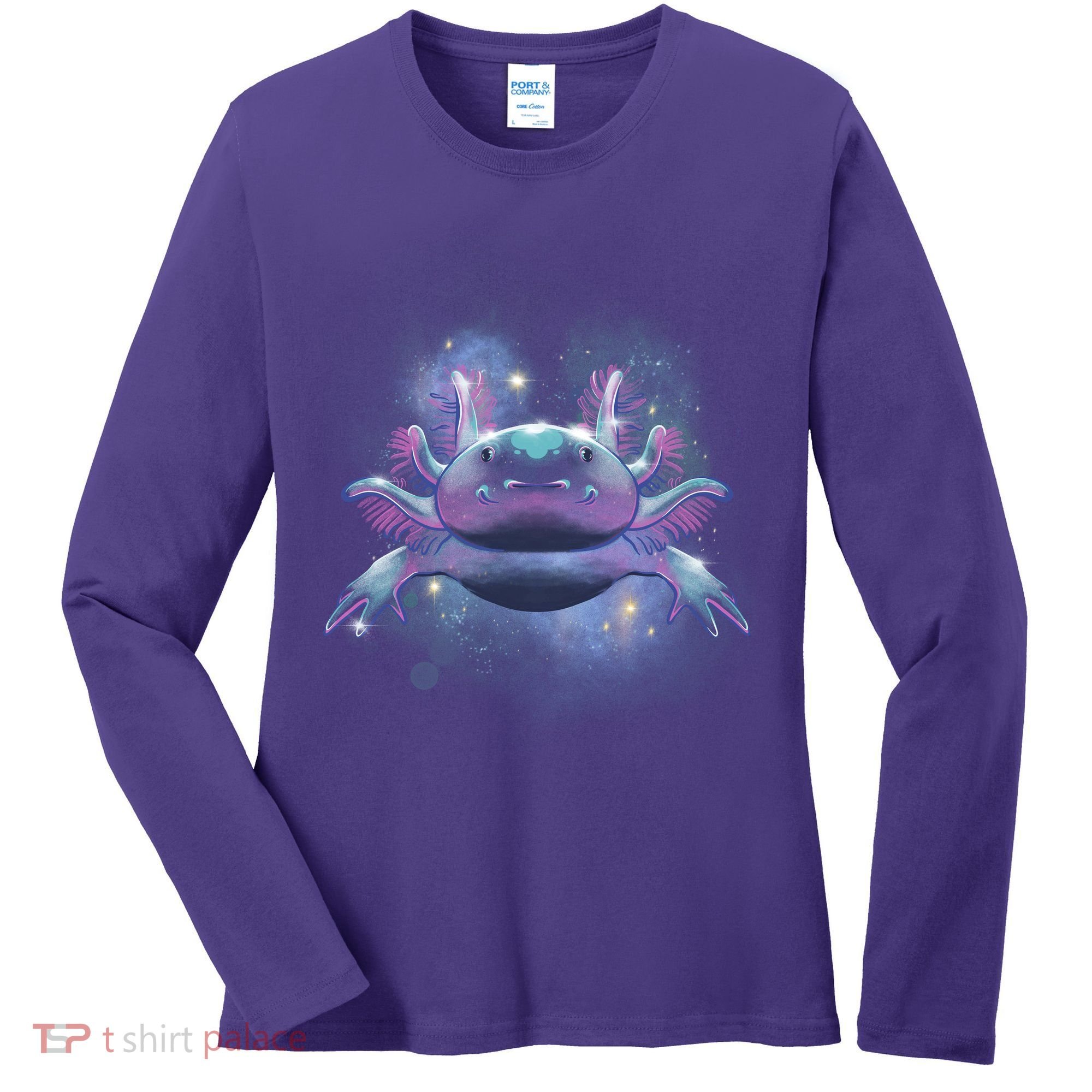 Cosmic Axolotl Women's Long Sleeve Shirt