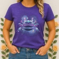 Cosmic Axolotl Women's T-Shirt thumb 2