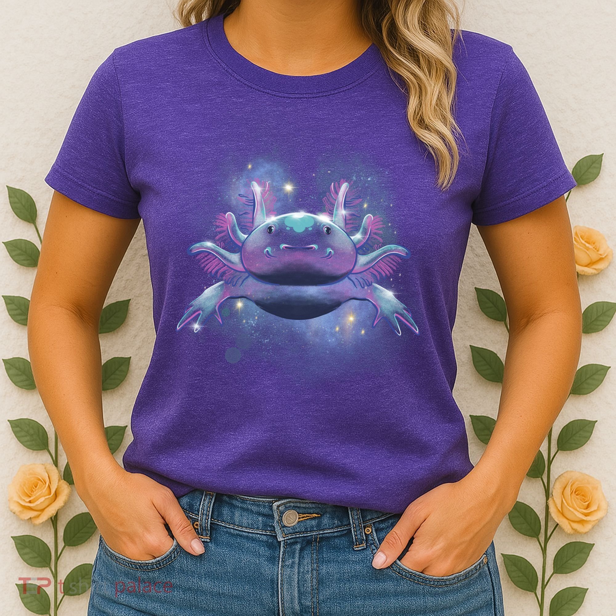 Cosmic Axolotl Women's T-Shirt