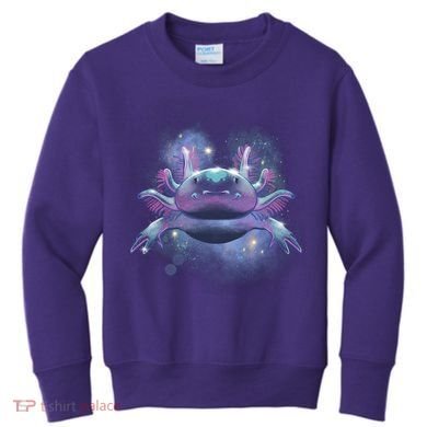 Cosmic Axolotl Kids Sweatshirt