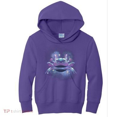 Cosmic Axolotl Kids Hoodie