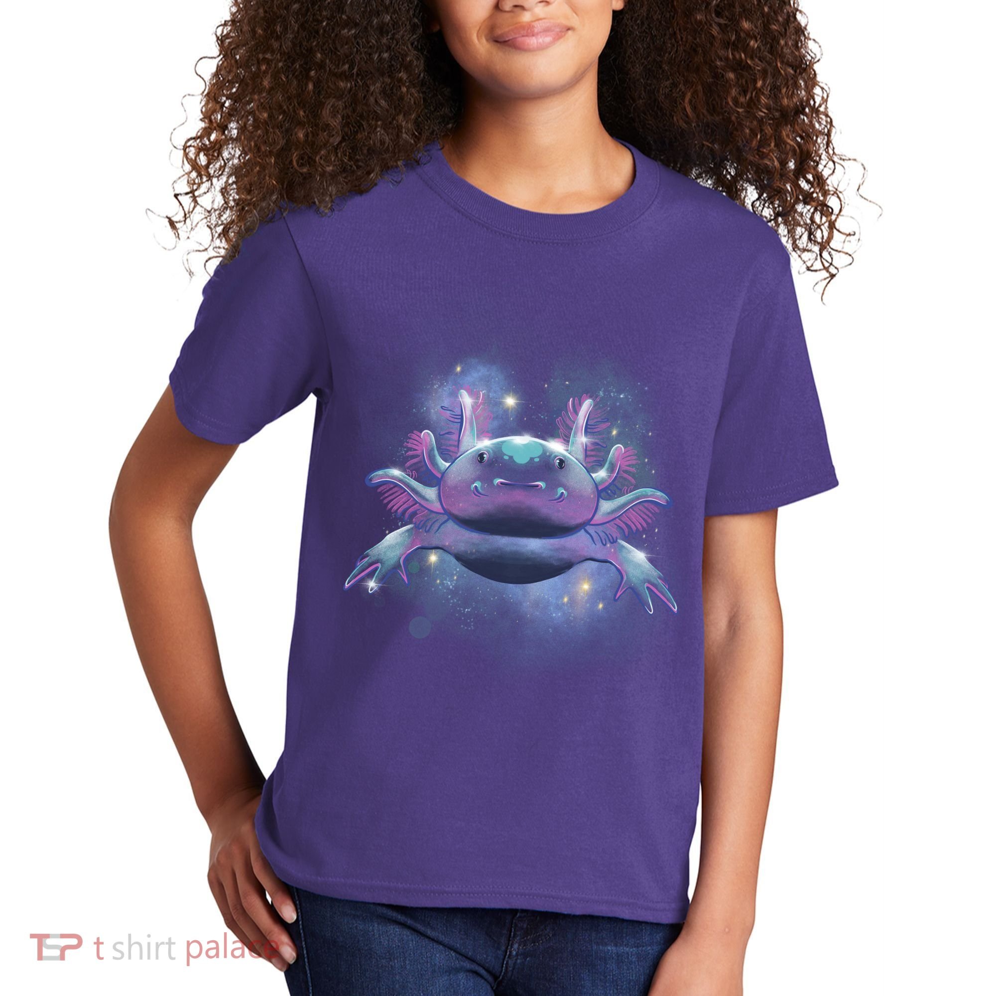 Cosmic Axolotl Kids T-Shirt