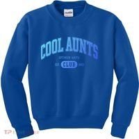 Cool Aunts Club Gift Kids Sweatshirt thumb 0