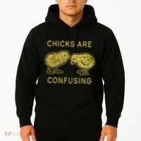CHICKS ARE CONFUSING Hoodie thumb 2