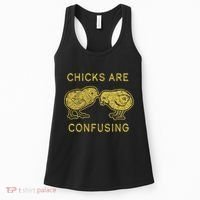 CHICKS ARE CONFUSING Women's Tank Top thumb 0