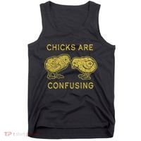 CHICKS ARE CONFUSING Tank Top thumb 0