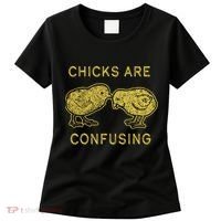 CHICKS ARE CONFUSING Women's T-Shirt thumb 0