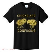 CHICKS ARE CONFUSING Kids T-Shirt thumb 0
