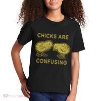 CHICKS ARE CONFUSING Kids T-Shirt thumb 2