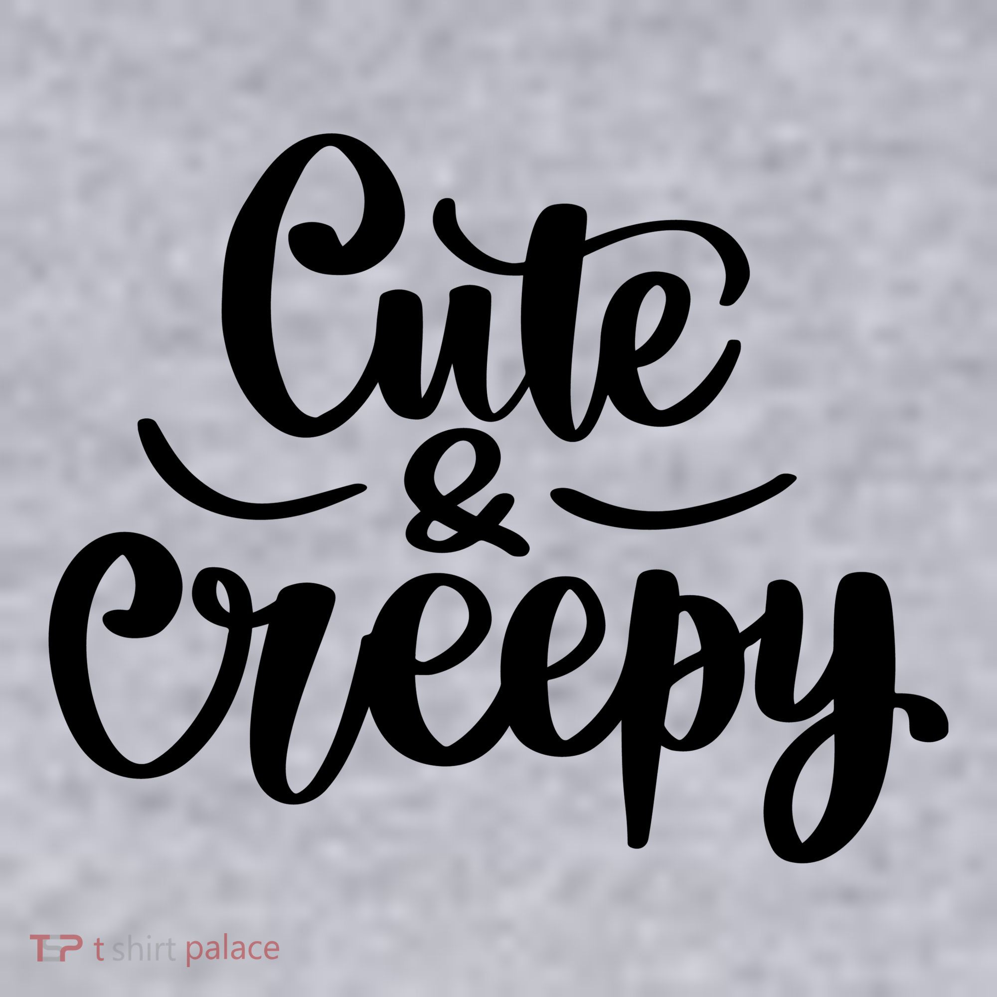 Cute And Creepy Halloween Funny Women's Racerback Cropped Tank