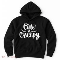 Cute And Creepy Halloween Funny Hoodie thumb 0