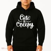 Cute And Creepy Halloween Funny Hoodie thumb 2