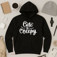 Cute And Creepy Halloween Funny Hoodie thumb 3