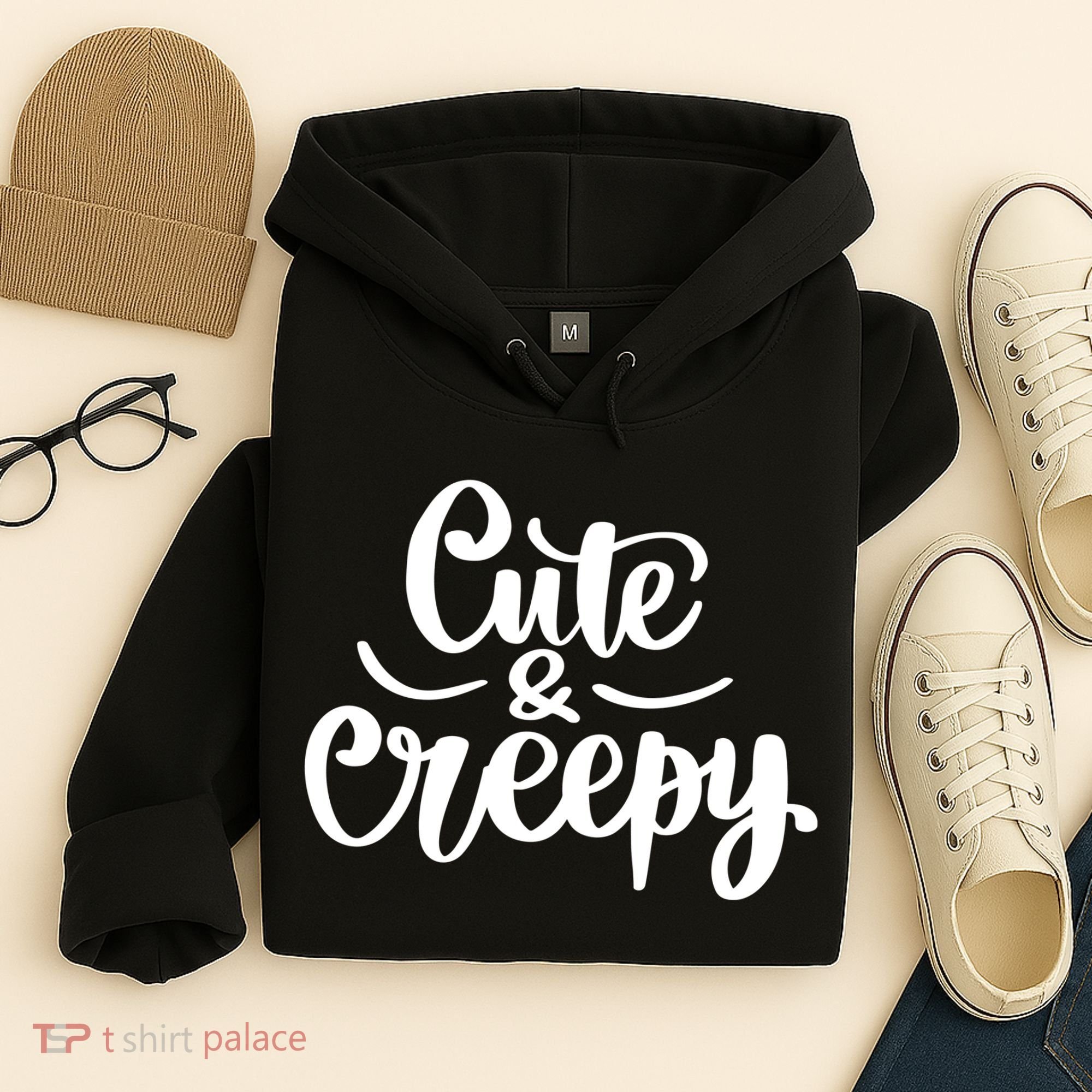 Cute And Creepy Halloween Funny Hoodie