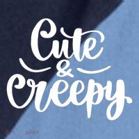 Cute And Creepy Halloween Funny Raglan Baseball Sleeve Shirt thumb 2