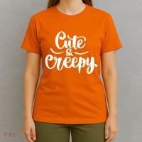Cute And Creepy Halloween Funny T-Shirt thumb 4