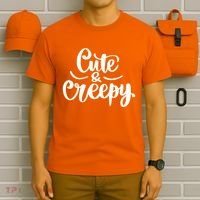 Cute And Creepy Halloween Funny T-Shirt thumb 6