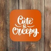 Cute And Creepy Halloween Funny Coaster thumb 0
