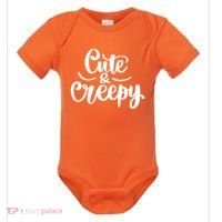 Cute And Creepy Halloween Funny Baby Bodysuit thumb 0