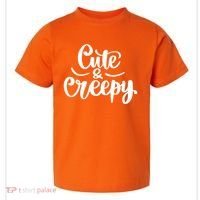 Cute And Creepy Halloween Funny Toddler T-Shirt thumb 0